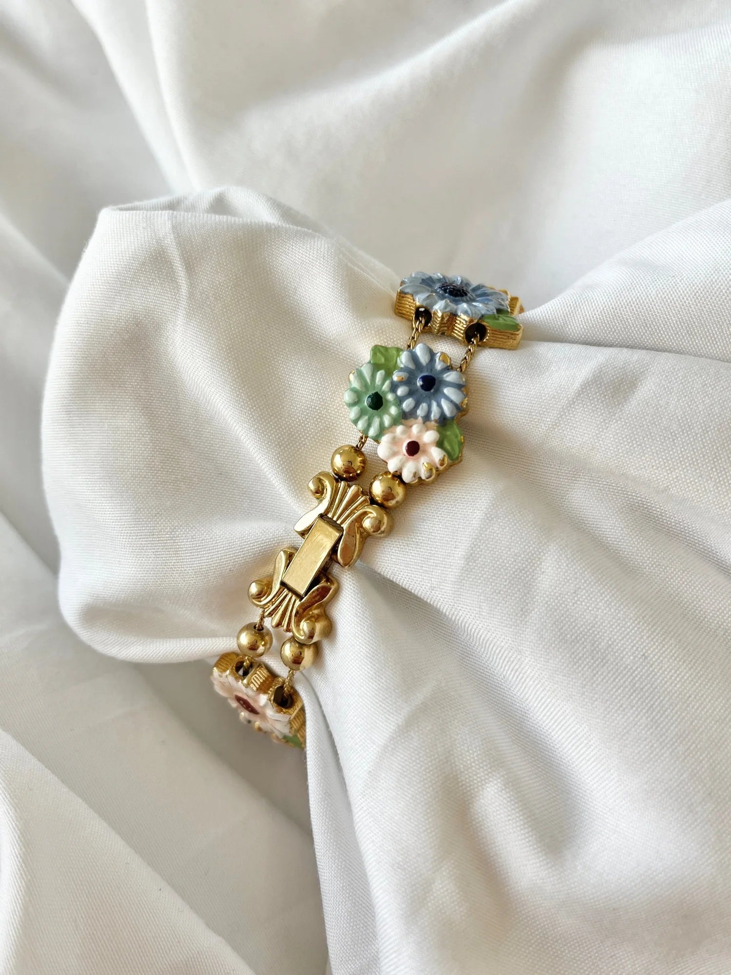 Golden Floral Watch